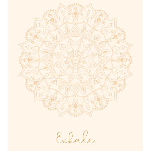 Exhale poster Yoga